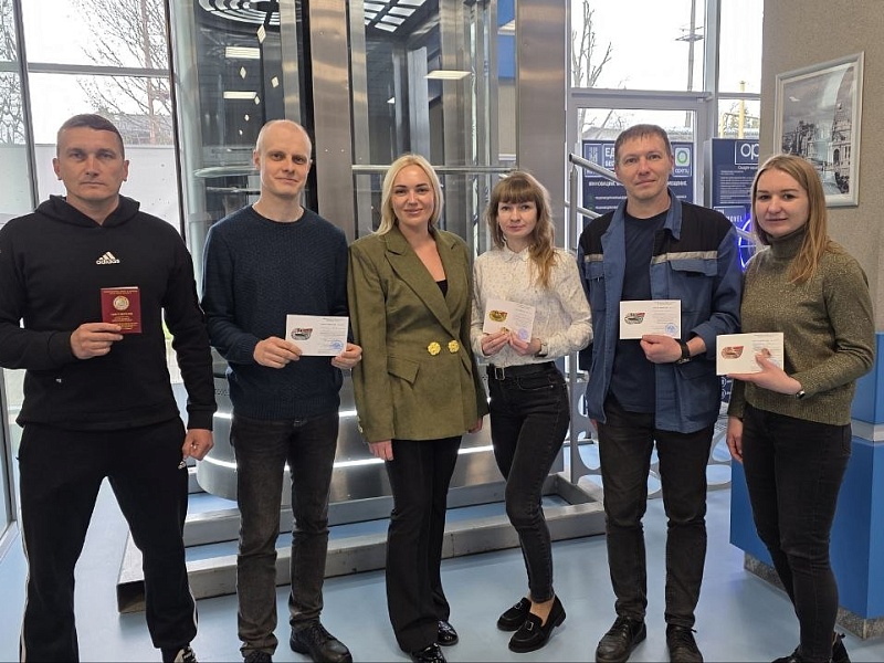 ОАО «Могилевлифтмаш» чествует настоящих железных людей! 