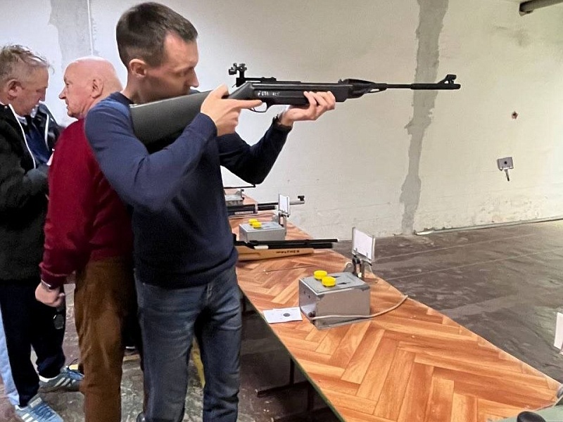 Команда заводчан приняла участие в соревнованиях по стрельбе городской спартакиады!