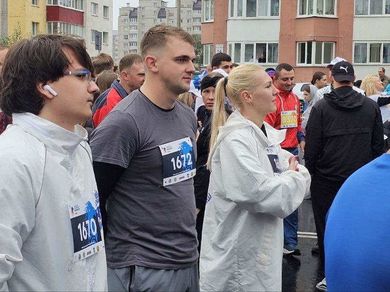 Лифтостроители на Могилевском международном марафоне!