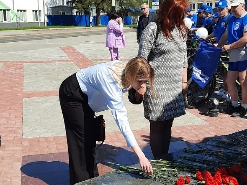 ЛИФТОСТРОИТЕЛИ ХОЛДИНГА МОГИЛЕВЛИФТМАШ УЧАСТНИКИ ПАТРИОТИЧЕСКОГО ВЕЛОПРОБЕГА 
