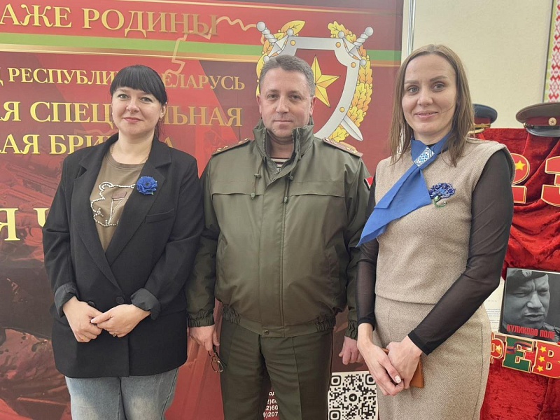 Акция Белорусского союза женщин "МАМИНЫ ПИРОГИ" согрела сердца военнослужащих