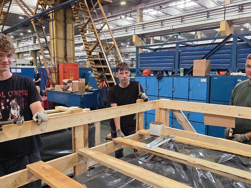 Студенческие отряды на "Могилевлифтмаш": новый этап и ценный опыт