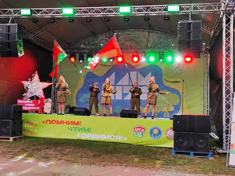 Команда ОАО "Могилевлифтмаш" приняла участие в республиканском фестивале работающей молодёжи "Олимпия 2025"