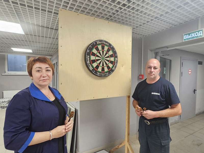 В ОАО «Могилевлифтмаш» определили самых метких в игре дартс! 