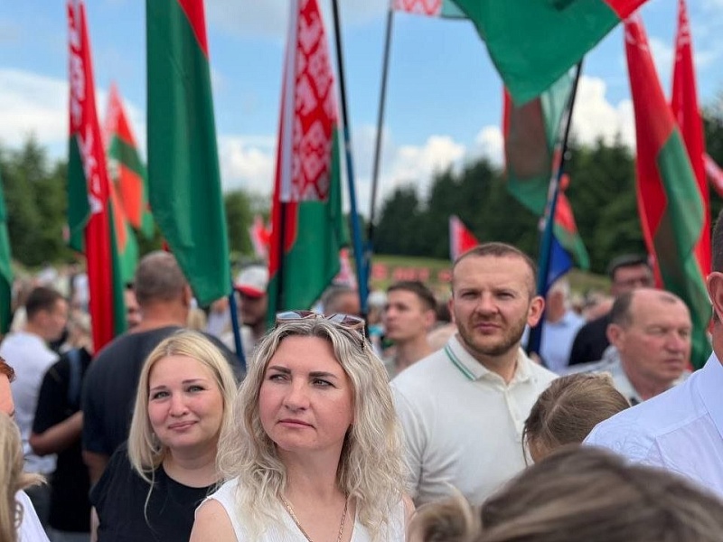 Эхо войны, голос памяти: «Могилевлифтмаш» на митинге «Звон скорби».